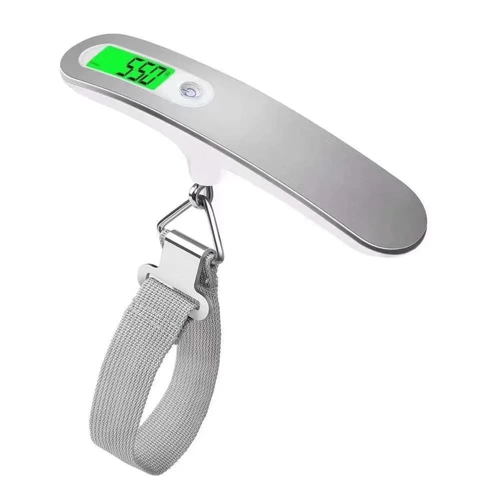 Bilancia per bagagli digitale da 50 kg x 10 g Bilancia elettronica portatile Bilancia per pesi Valigia da viaggio appesa Bilancia con gancio Steelyard