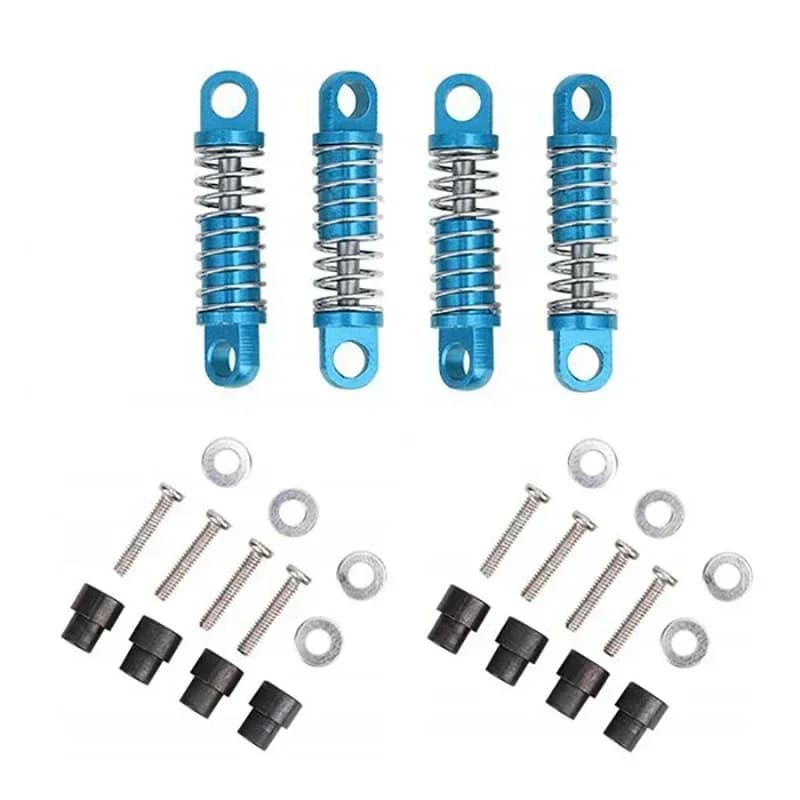 4 pezzi in lega ammortizzatore tipo riempito di olio per Rc Hobby modello di auto 1/28 Wltoys K969 K989 P929 Drift Rally