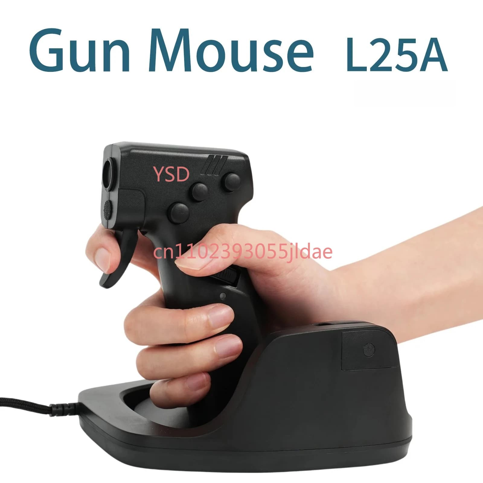 Mouse L25A Gun Mouse OrionTime FPS Game Gun Grip Peripheral Wired Pc Accessories for Custom Players Mouse Gaming Mouse