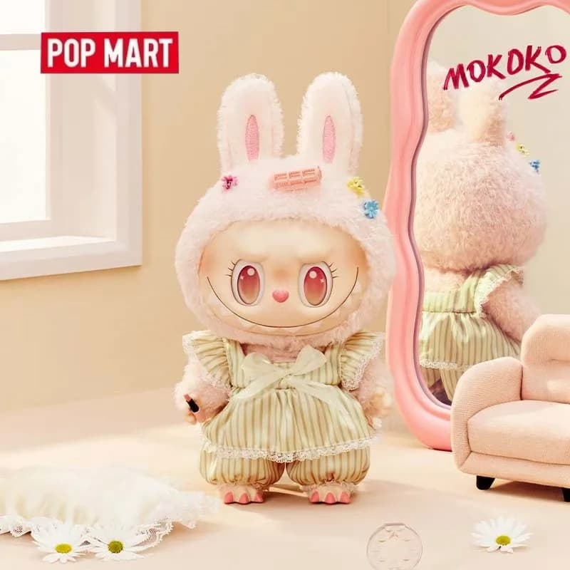 POPMART THE MONSTERS MOKOKO WAKE UP Series Vinyl Plush Blind Box Mystery Box Action Figure Guess Bag Collectible Model Doll Gift
