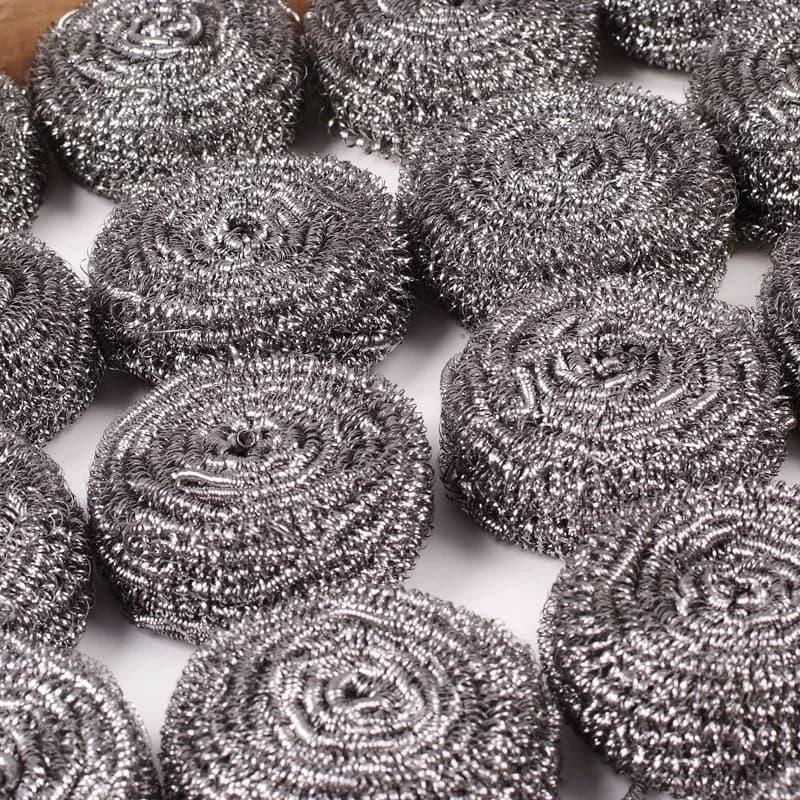 6/12PCS Sfere di Filo di Acciaio Cucina Lavastoviglie Pulizia Della Casa Rimozione Macchie Da Utensili Da Cucina Sfere di Pulizia Filo di Acciaio