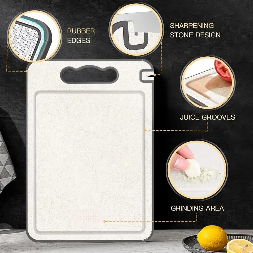 Thickened Stainless Steel Cutting Board Double Antibacterial and Mildew-proof Household Cut Board Kitchen Kneading Dough Board