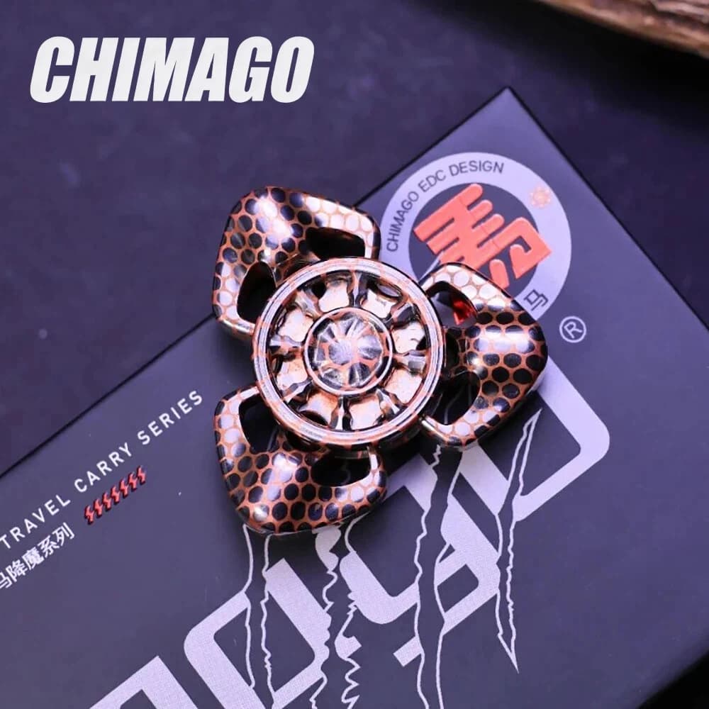 CHIMAGO EDC Demon Subduing Fidget Spinner Zircuti Superconductor Fidget Toys per adulti Giocattolo antistress