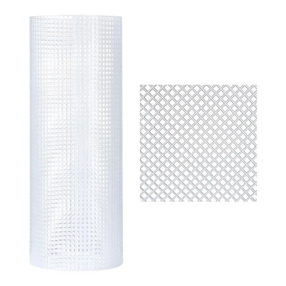 High Quality Plastic Mesh Cloth Sewing White Black Hook Bags Thread Hook Bag Rug DIY Craft Supplies Latch Hook Bags Accessories