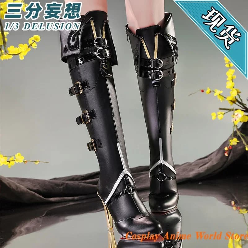 In stock Honkai Star Rail Feixiao Merlin's Claw Cosplay Shoes Props Boots mIHOYO Game Halloween Party Male Role Play Shoes