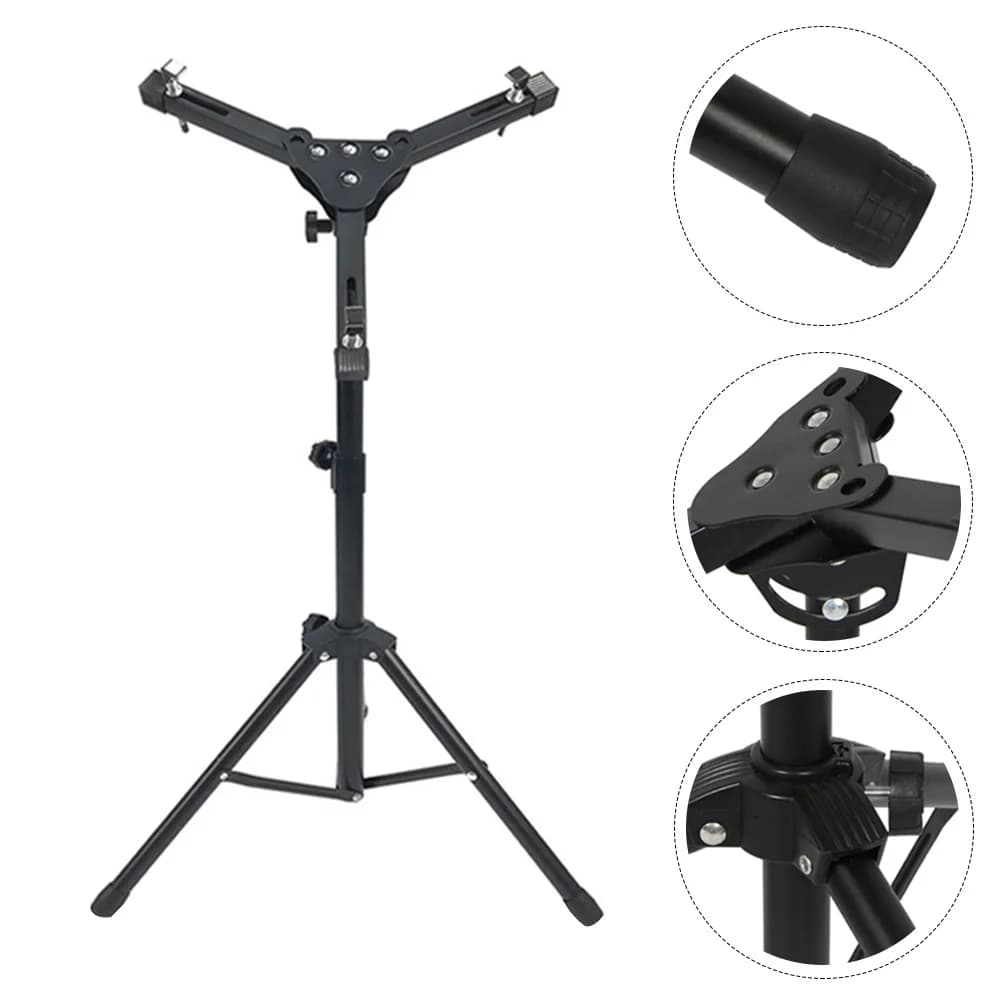 Supporto per Pad di Batteria in ABS e Ferro, Portatile e Compatto per Batteristi Principianti