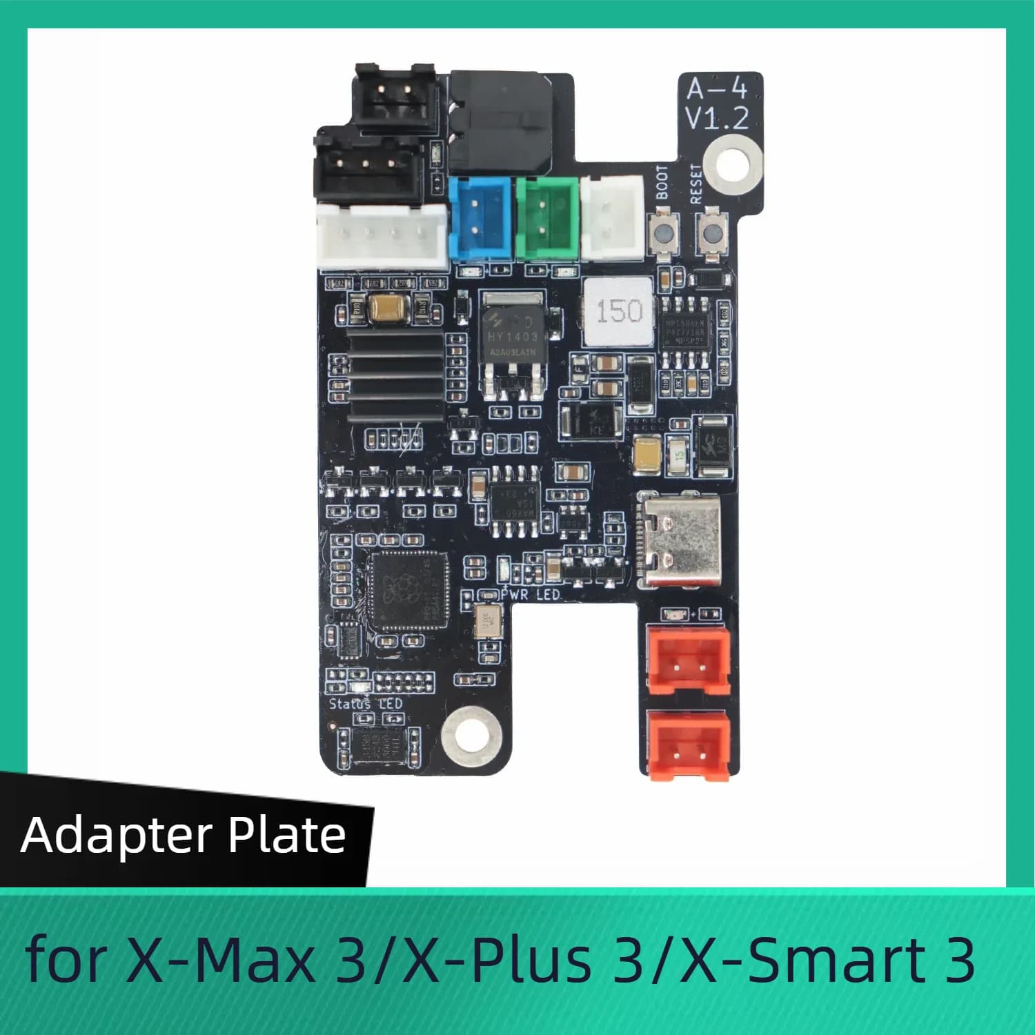 Piastra adattatrice per testina di stampa QIDI X-Max 3/X-Plus 3/X-Smart 3 PCBA per accessori per stampante 3D QIDI Tech