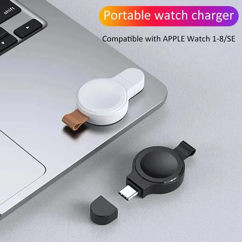 Caricabatterie wireless magnetico veloce per Apple Watch 9 8 7 6 5 4 3 SE Ultra IWatch Dock Adattatore Caricabatterie Stazione di ricarica PD portatile
