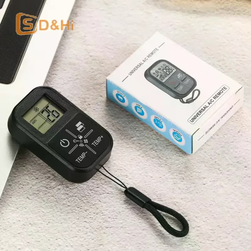 Telecomando Universale per Condizionatore d'Aria, Compatibile con Tutti i Modelli, Mini Telecomando Portatile Universale per A/C