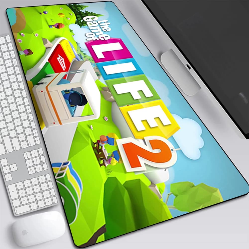 THE GAME OF LIFE 2 Large Gaming Mouse Pad Computer Laptop Mousepad Keyboard Pad Desk Mat PC Gamer Mouse Mat XXL Office Mausepad
