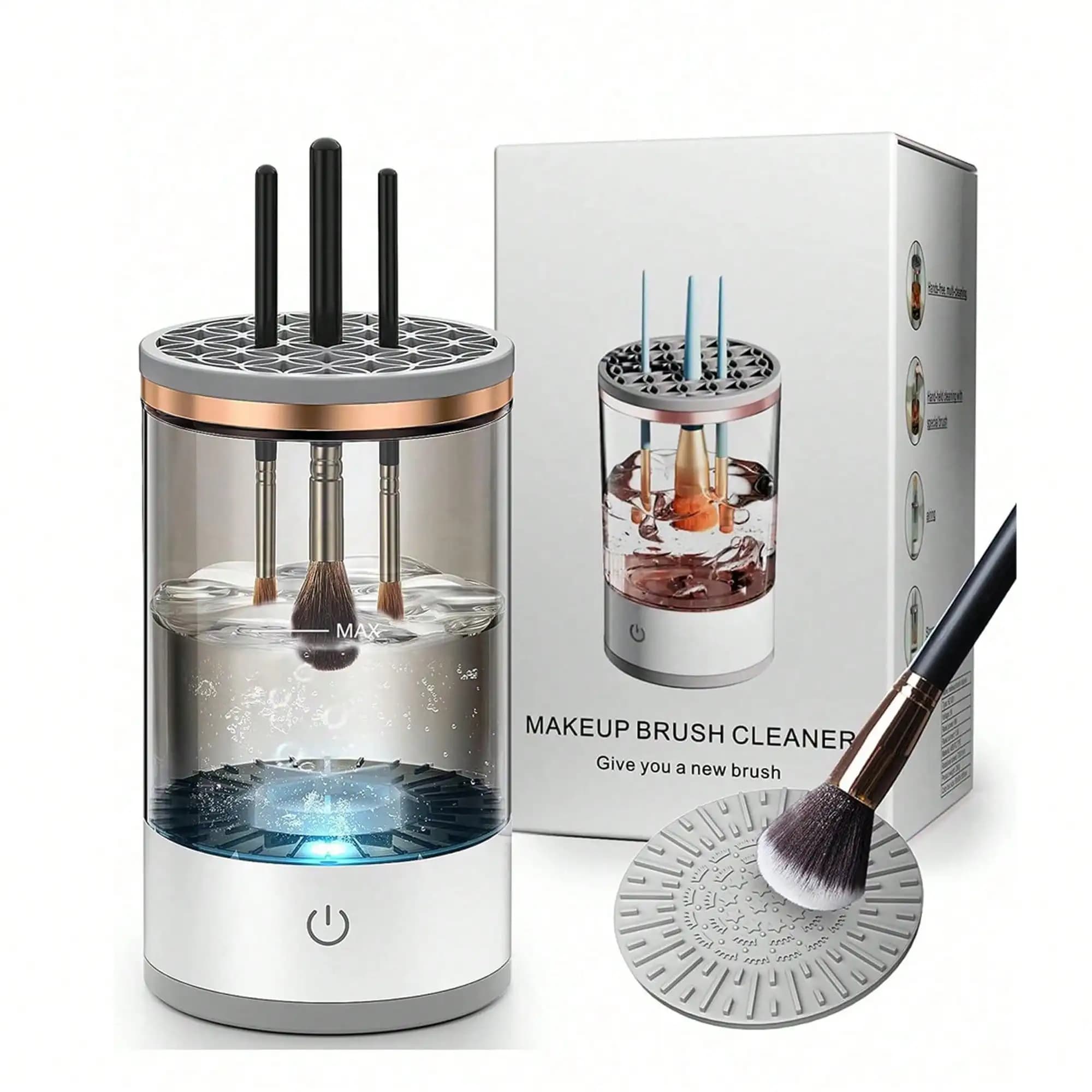 Electric machine for cleaning brushes