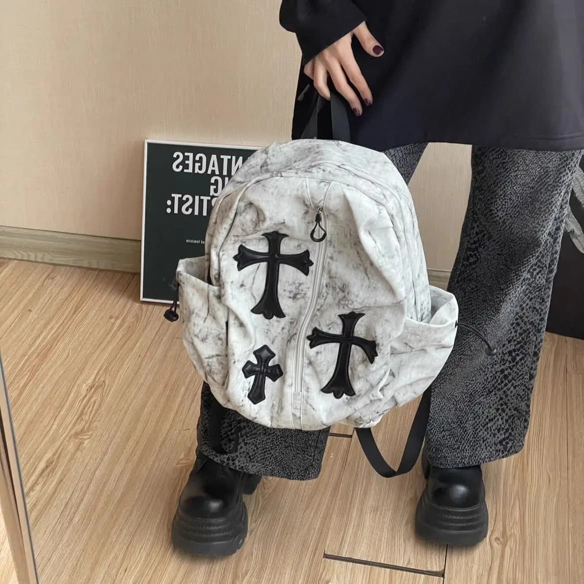 Fashion Large Capacity Teen Boys Girls Backpack School Bags for High School College Students Lightweight Travel Commuter Daypack