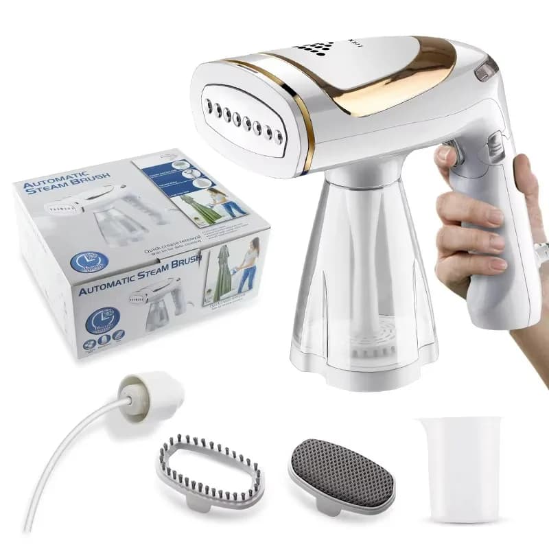 Mini Ferro da Stiro a Vapore Portatile 1600W con Serbatoio d'Acqua da 250ml, Stiratore Verticale Elettrico per Viaggi e Stiratura Vestiti