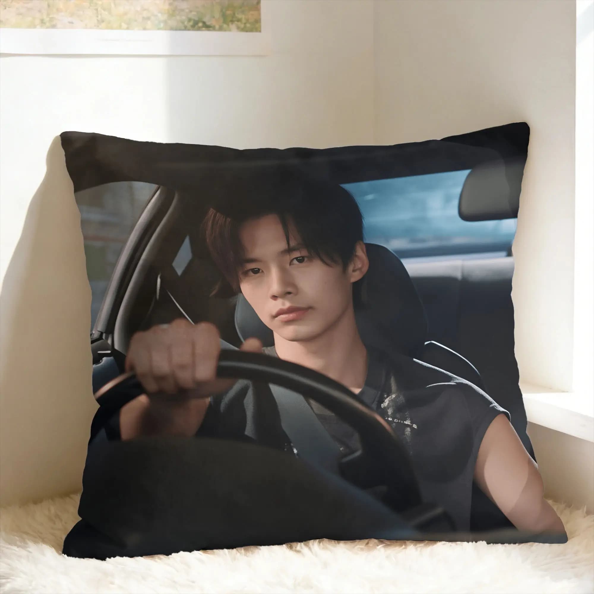 Fodera per cuscino Nick He Yu Jin Chao, divertente federa per divano, letto, soggiorno