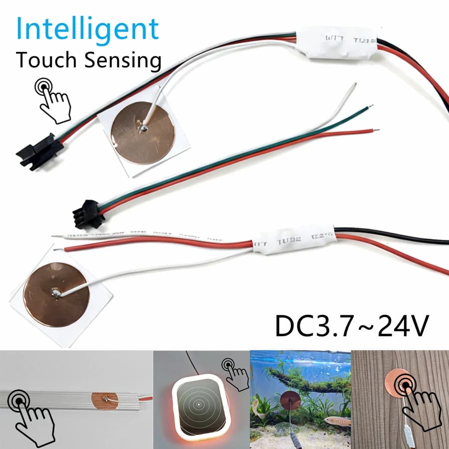 12V 12V 24V DC5V Metal Conductive Tattoo Sensor Controller Switch LED Dimmer Controller for Smart Home Light Strips