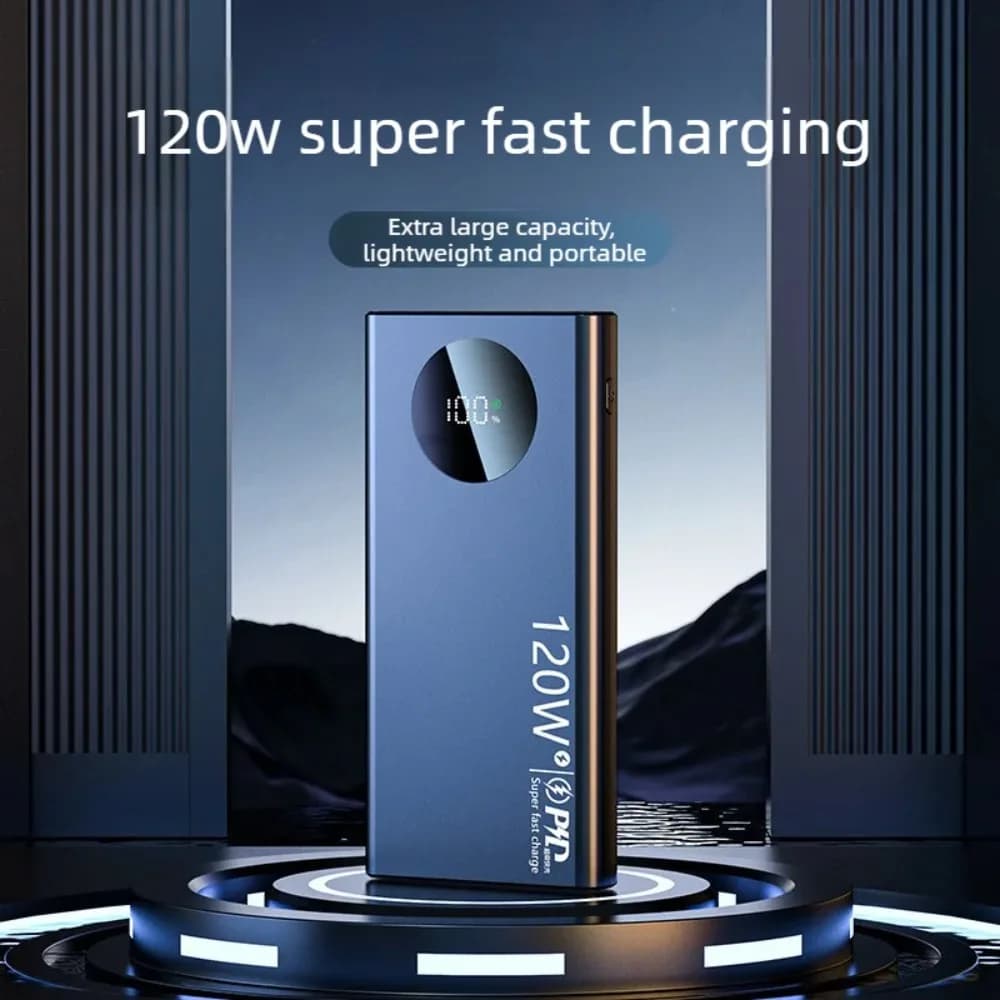 50000mAh Portable Fast Charging Power Bank External Battery, Compatible with iPhone, Xiaomi and All Android Smartphones