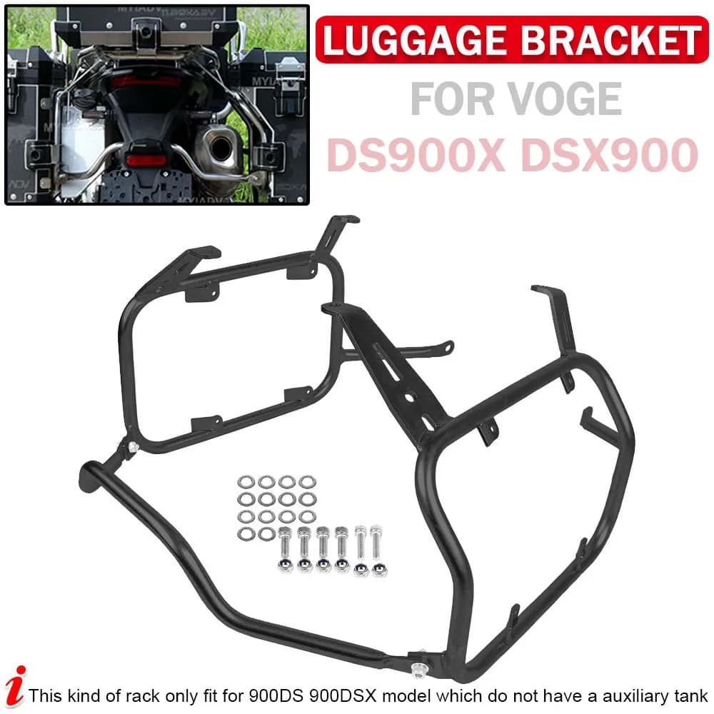 900 DSX Portapacchi in acciaio inossidabile Borsa laterale Staffa per cassetta degli attrezzi Supporto per borsa laterale per VOGE 900DS 900DSX 2024 2025
