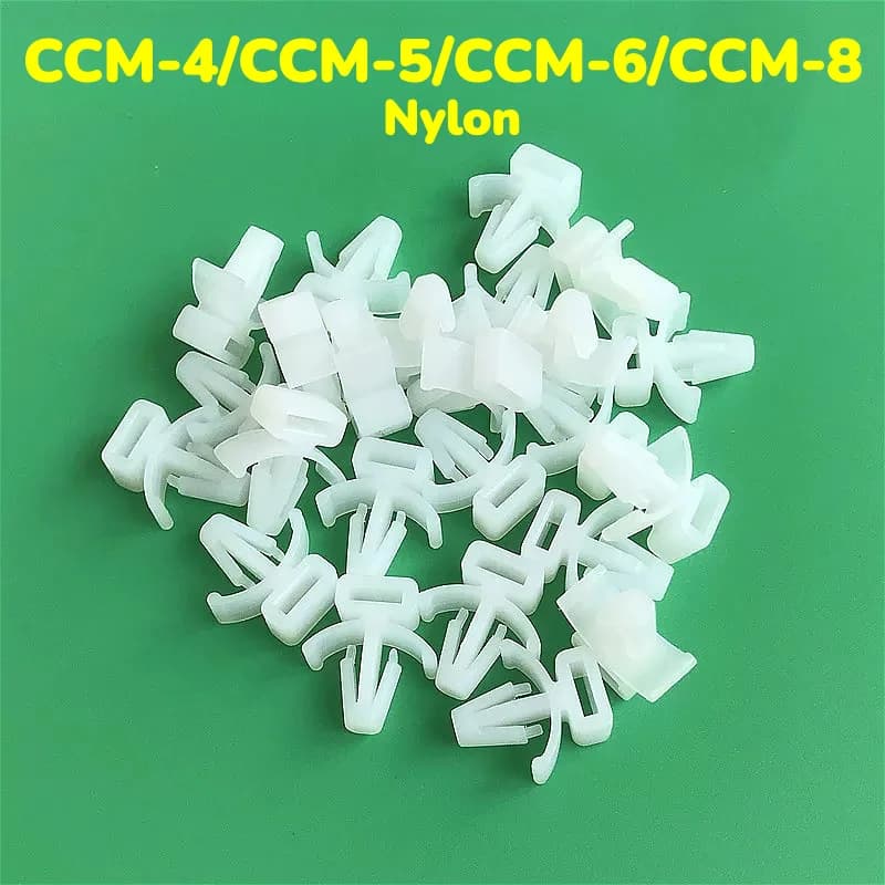 White/Black CCM-4/CCM-5/CCM-6/CCM-8 Nylon Fixing Cable Tie Holder Aircraft Type Inserting PCB Board Hole Cable Zip Tie Belt Clip