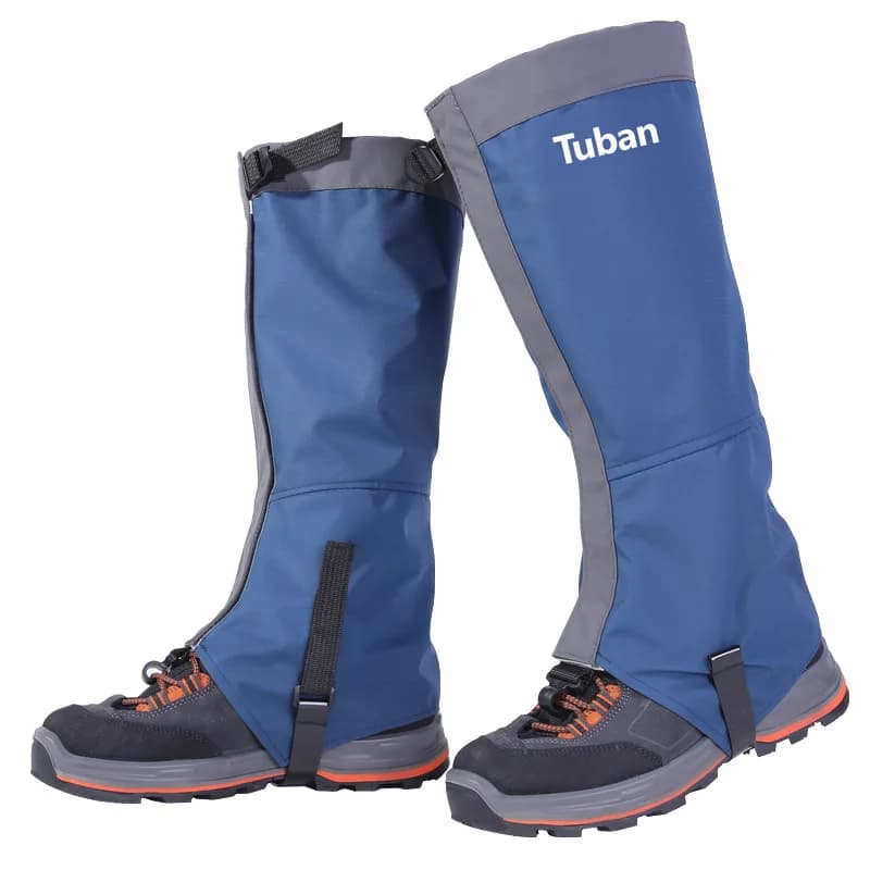 1 paio di ghette per gambe da esterno escursionismo arrampicata coprigambe da sci ghette per stivali impermeabili antisabbia protezione per le gambe da trekking in montagna