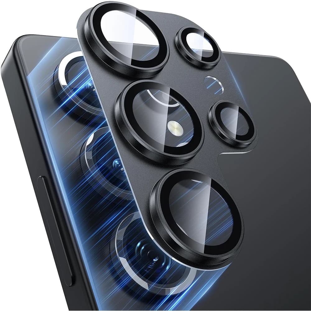 Copertura della protezione dell'obiettivo della fotocamera per Samsung Galaxy S25 Ultra 5G 2025 S24 Plus S23 S25Ultra S25Plus Protezione del telefono Flim Accessori