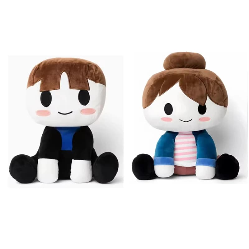 Peluche Kawaii: Bambola Cartone Animato Ragazza Nera con Cappello, Bambola Gialla Decorativa per Casa e Stanza, Regalo