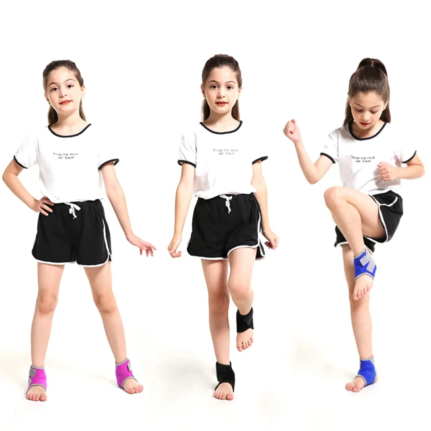 1 paio di cinturini alla caviglia per bambini ciclismo corsa palestra bambini sport tutore per caviglia supporto protezione protezione ragazzo ragazza Tobillera
