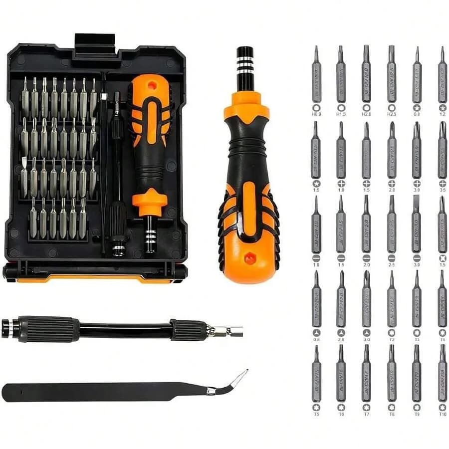 Set di cacciaviti di precisione 33 in 1, kit di cacciaviti piccoli con punte magnetiche e punte Torx multipli sostituibili, strumento fai-da-te per elettronica R