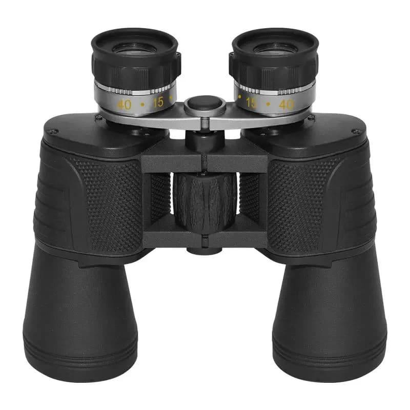 Binocolo da esterno realizzato in materiale metallico 8X50, grande telescopio per visione notturna con messa a fuoco Paul, osservazione e caccia all'aperto