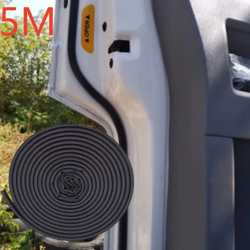 5M D Shape Door Seal Strip guarnizione in gomma insonorizzata per auto per VW T5 T5.1 T6 Transporter accessori per la decorazione dell'auto