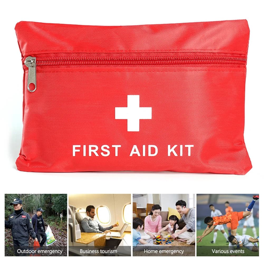 Borsa Medica d'Emergenza Portatile, Kit di Pronto Soccorso Vuoto, Valigetta Rigida Vuota per Casa, Ufficio e Auto