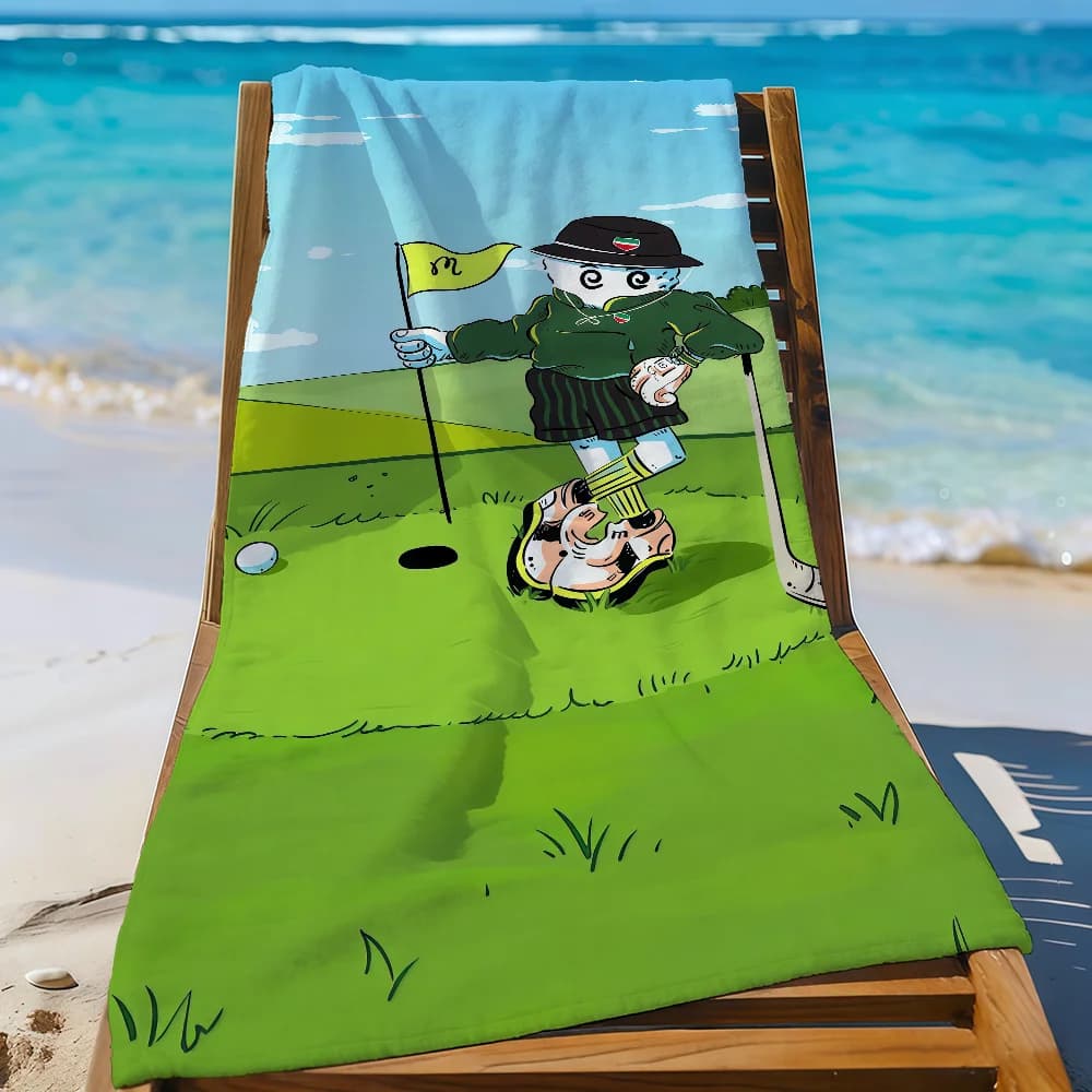 Asciugamano Brand M-Malbon per Spiaggia, Doccia, Bagno, Viaggio, Golf, Leggero e Delicato sulla Pelle, per Piscina, Campeggio, Crociere, Estate