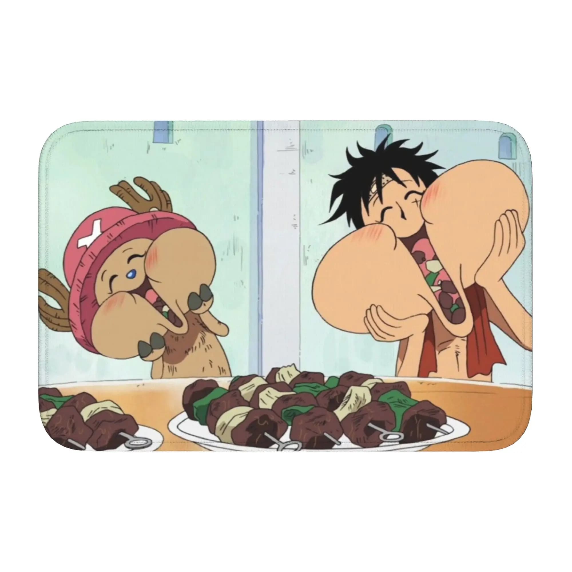 Tappetino Personalizzato Tony Tony Chopper Antiscivolo per Bagno, Cucina, Ingresso, Tappeto per Pavimento e Zerbino