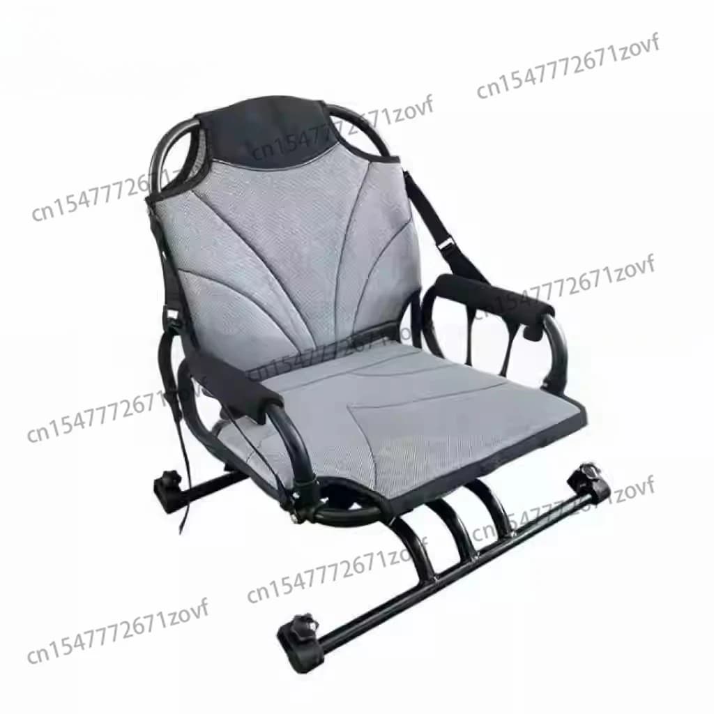 Sedile in alluminio per kayak, sdraio da spiaggia, sedile girevole a 360 gradi per SUP, paddle board, kayak, gommone d'assalto