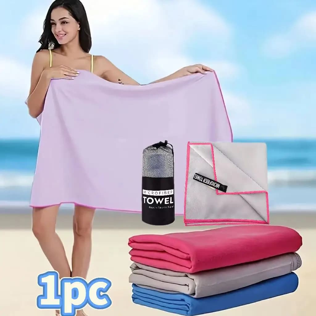 Asciugamano sportivo da 1 pezzo, ad asciugatura rapida, per nuoto, piscina, sport acquatici, spiaggia/asciugamano da viaggio, attrezzatura da campeggio