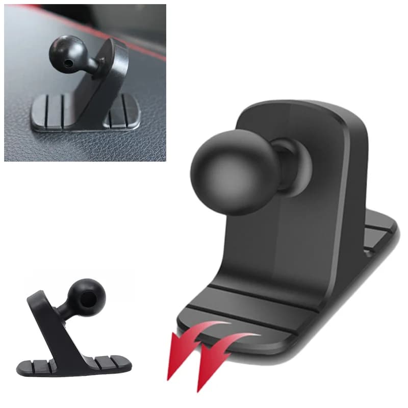 Supporto per testa a sfera da 17mm Base per cruscotto supporto antiscivolo fisso per presa d'aria per accessori per staffa per telefono per auto