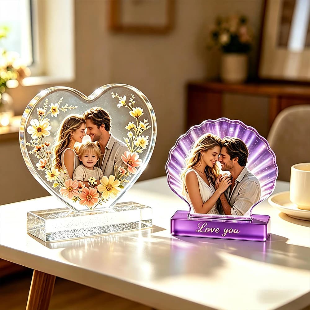 Love Heart Shape Silicone Photo Frames Molde De Resina Epoxi DIY Picture Display Holder Making Molds for Gifts Ornament Crafts