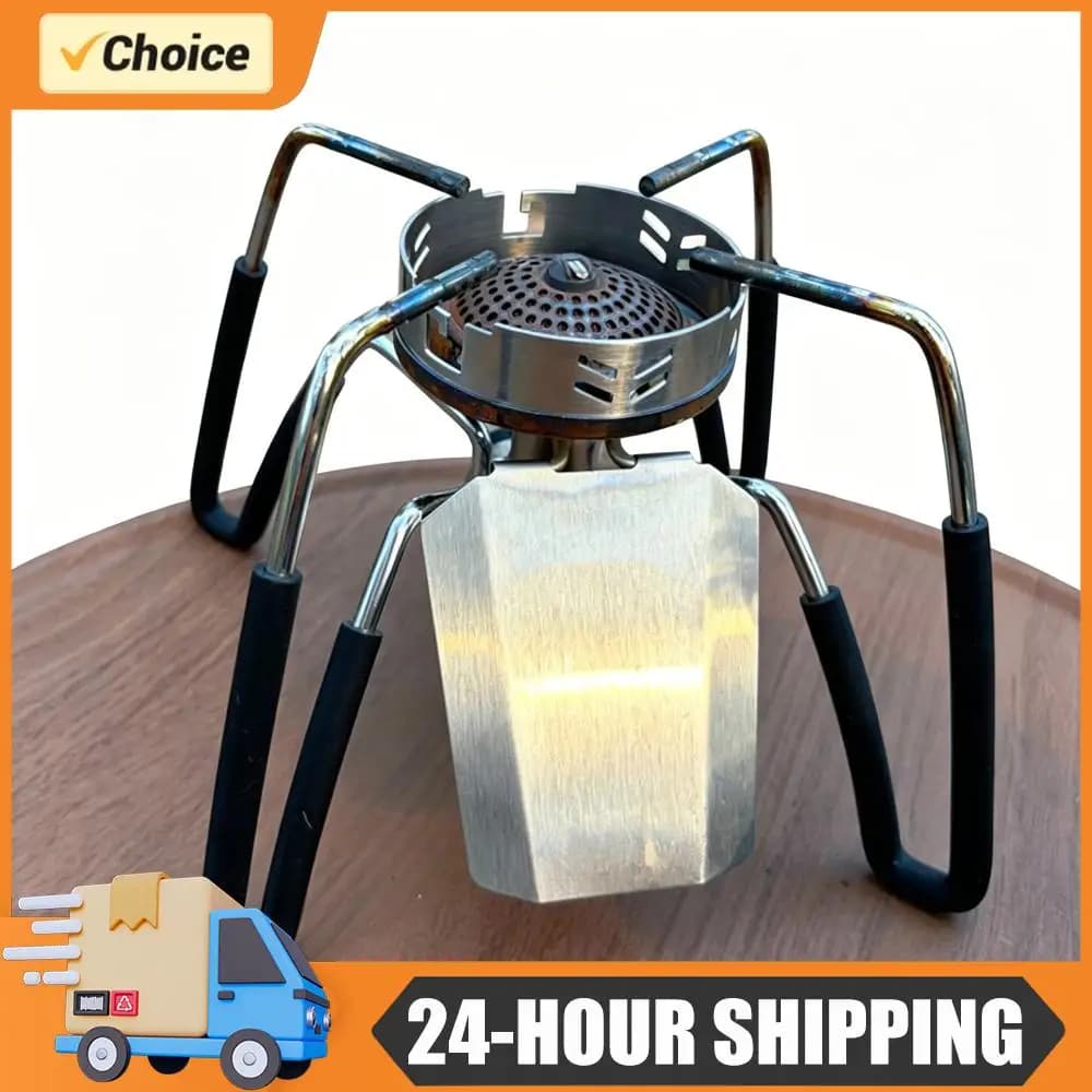 Windproofs Stove Rack for SOTO-310 BRS-3000T Stainless Steel Outdoor Campings Stove Windscreen Ultralight (Stoves Not Included)
