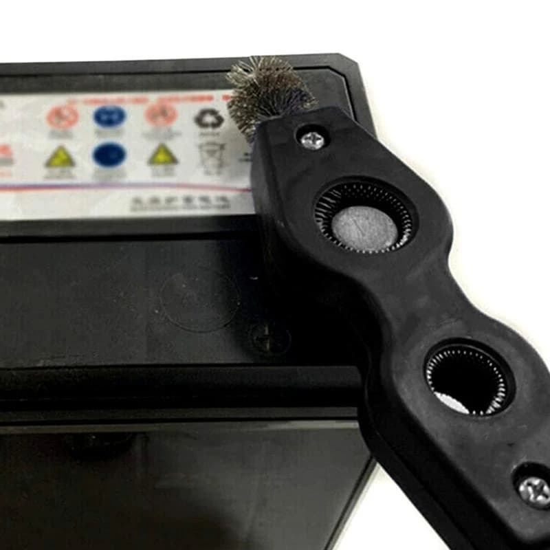 H7BD Battery Post Terminal Cleaner Car Marine Steel Brush Electrical Clean 4 in 1