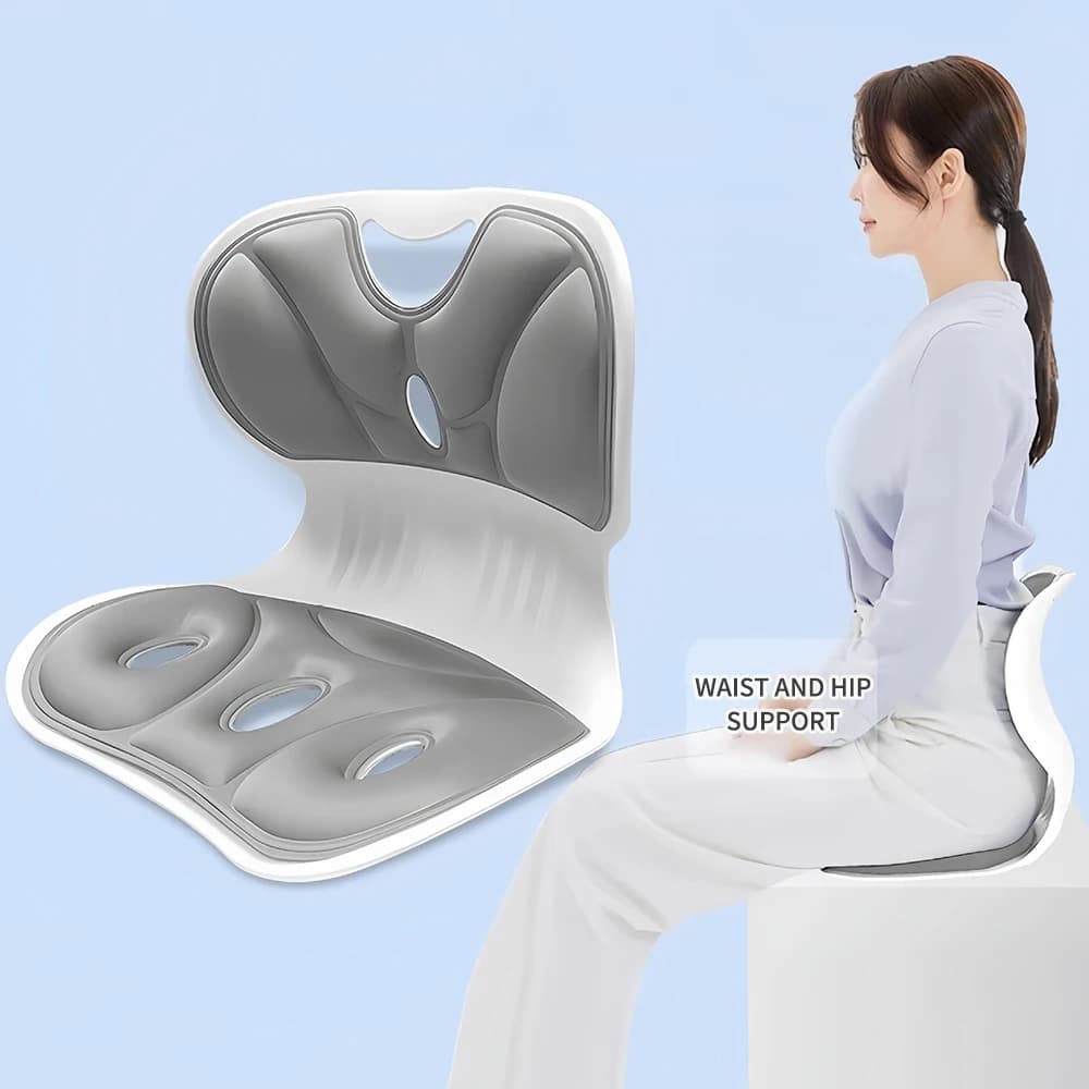 Cuscino di supporto per la schiena, cuscino da ufficio, cuscino di supporto per la schiena per studenti e bambini, cuscino ergonomico per sedia