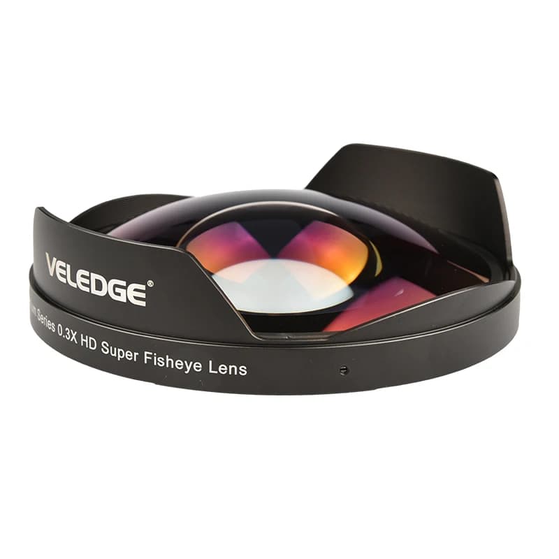 VLOGMAGIC 52MM / 58MM / 62MM /67MM / 72MM 0.3X Ultra Fisheye wide-angle lens adapter for cameras and camcorders