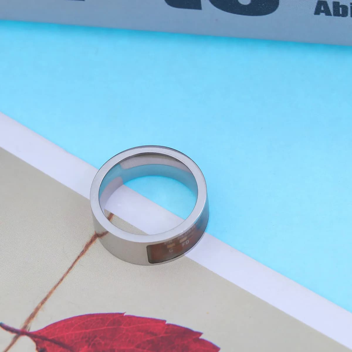 Anello Smart NFC da 8 mm, Anello Indossabile Intelligente per Sblocco Mobile, Controllo App, Condivisione Biglietti da Visita, Archiviazione Password WiFi, Senza Ricarica
