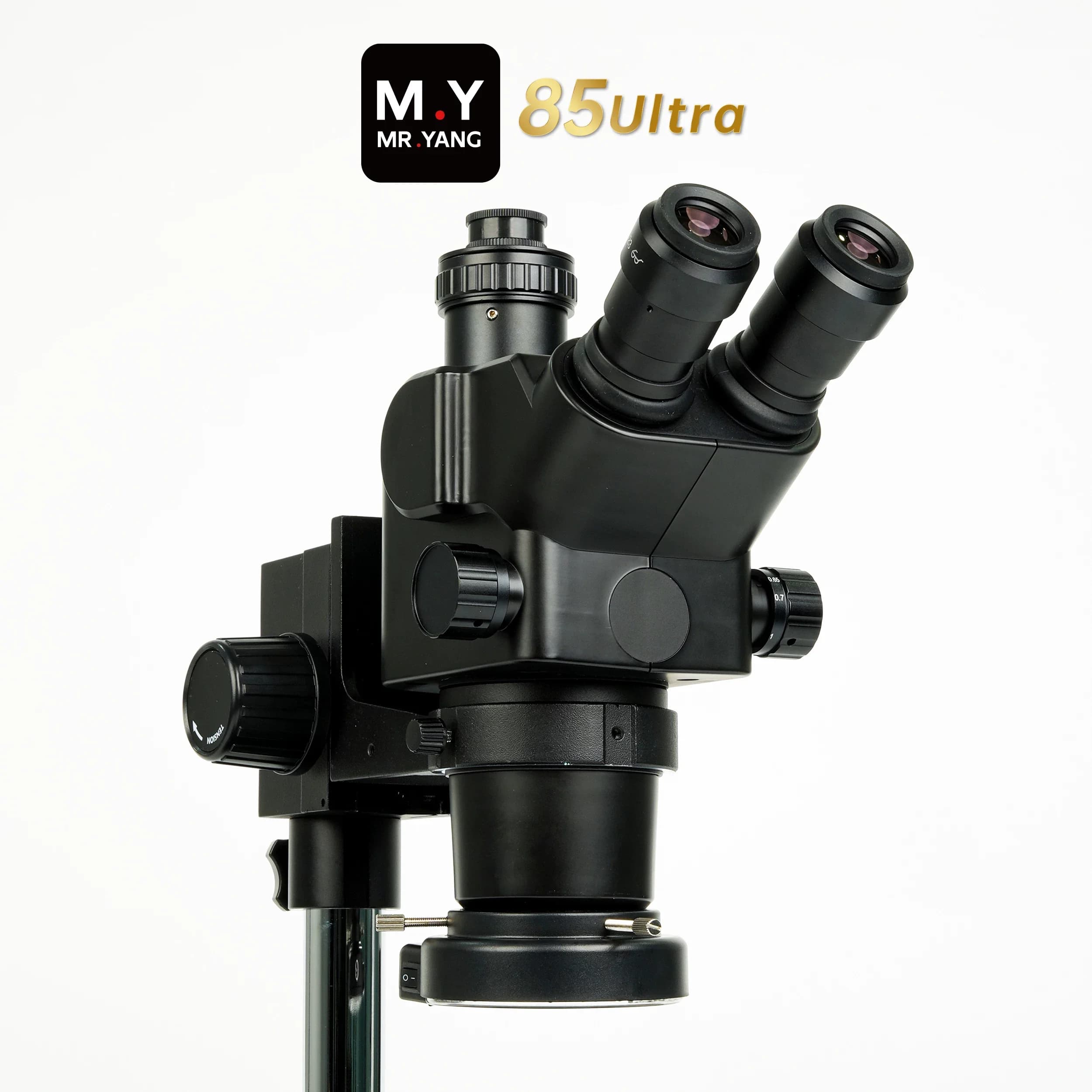 Microscopio M.Y 85Ultra con Zoom Continuo 6.3–68X HD / Specializzato per Riparazione di Telefoni Cellulari