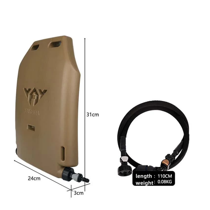 YAKEDA 1.75L Bottiglia d'acqua tattica Inserto Bollitore di grande capacità Protezione di sicurezza Bollitore esterno per idratazione gilet tattico