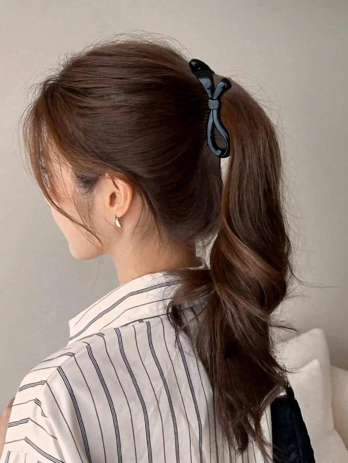 Fermaglio per capelli a forma di banana per donna, accessorio quotidiano per il pendolarismo, viaggi, cene e facili acconciature primaverili ed estive