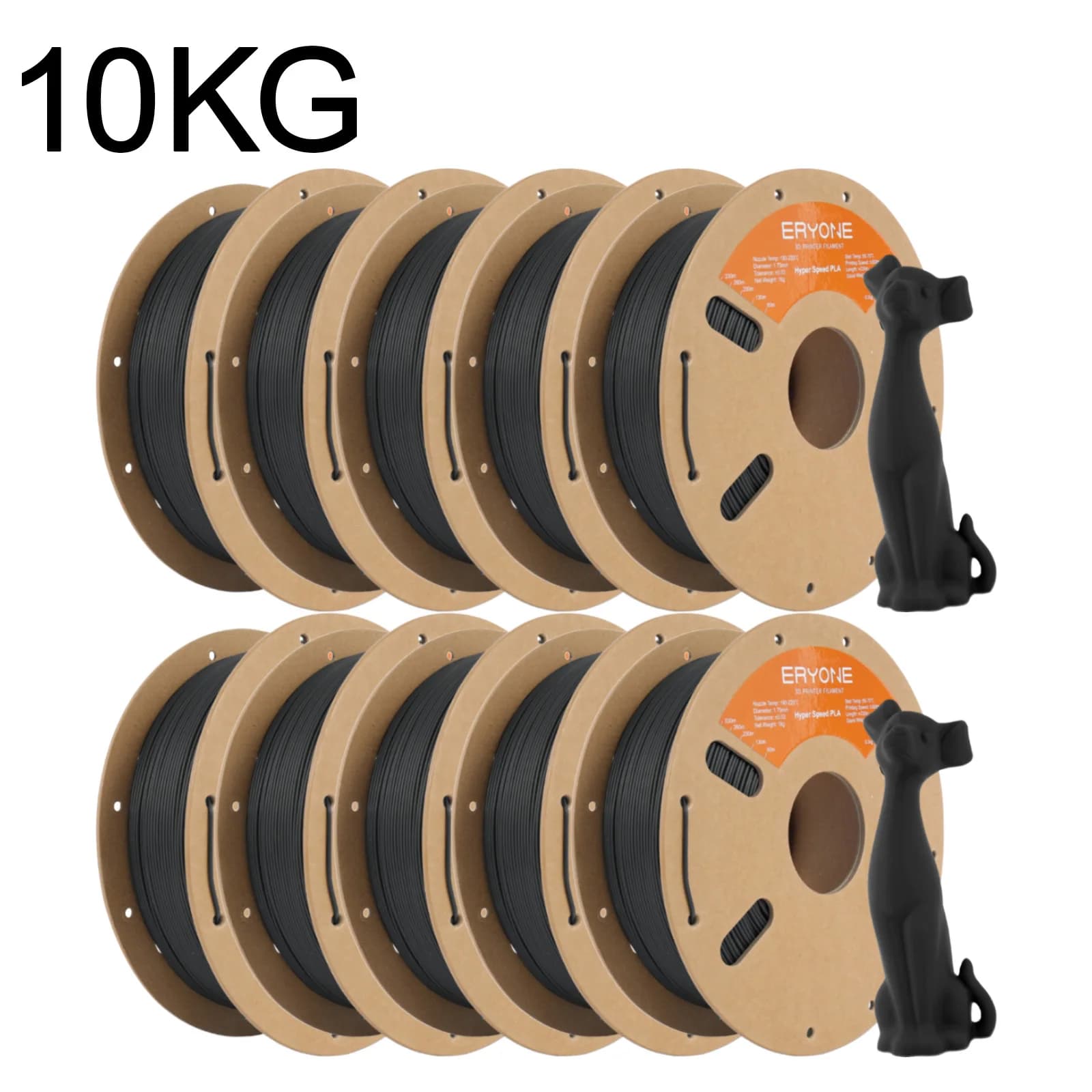 PLA ERYONE Hyper Speed for 3D printer 1.75mm +/-0.03mm, PLA fastening for 3D printing, 30-600mm/s