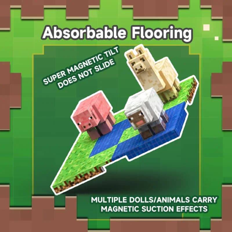 Mondo magnetico Animale magnetico Building block blocco magnetico varietà partita ragazzi e ragazze bambini puzzle giocattoli magnetici
