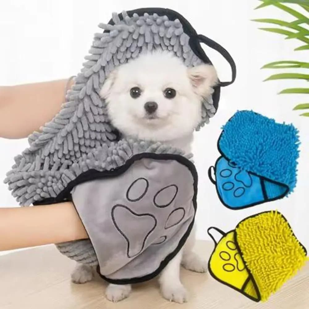 Bathroom towel for domestic animals Super Absorbent Portable, Soft Foldable Bathrobe Delicate on the skin, Cleaning cloth and grooming