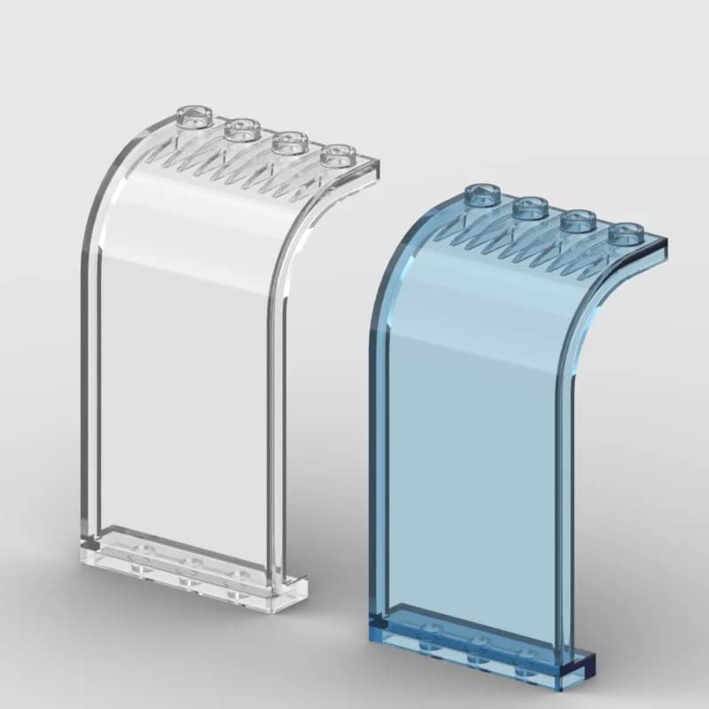 *Finestra 3x4x6 w. Parte superiore curva* Mattoncino per illuminare fai-da-te n. 2571,5 pezzi compatibili con altre particelle assemblate