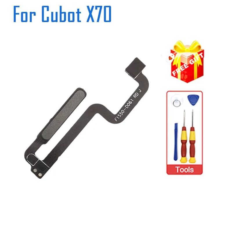 New Original Cubot X70 fingerprint button flex sensor cable FPC accessories for CUBOT X70 Smart Phone