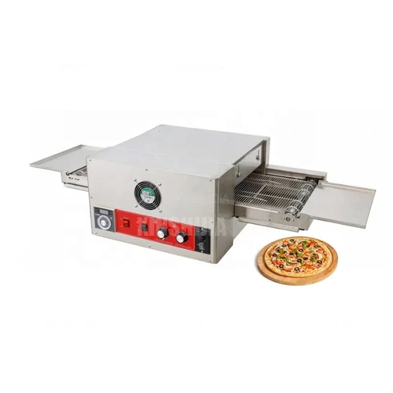 Kitchen Equipment Electric Gas 12 18 32 Inch Countertop Conveyor Belt Roti Pita Bread Pizza Baking Tunnel Oven